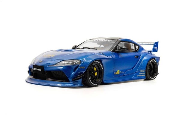 1:18 Solido - 2025 Toyota GR Supra Liberty Walk Blue Metallic