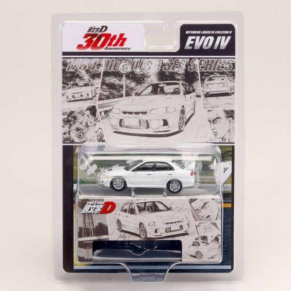 1:64 Hobby Japan - Mitsubishi Lancer RS Evolution III/INITIAL D Seiji Iwaki VS Takumi Fujiwara