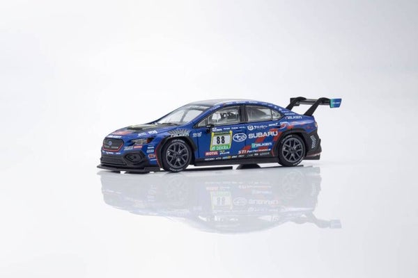 1:64 Kyosho - 2023 Subaru WRX STI NBR with book (led system), blue/red