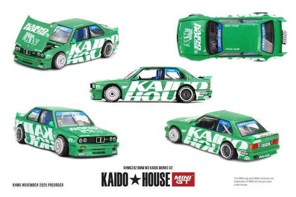 1:64 Mini GT Kaido - BMW M3 Kaido Works V2 Green