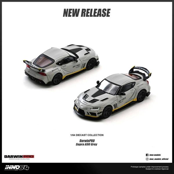 1:64 Inno64 - Toyota Supra A90 *DarwinPRO*, matt grey