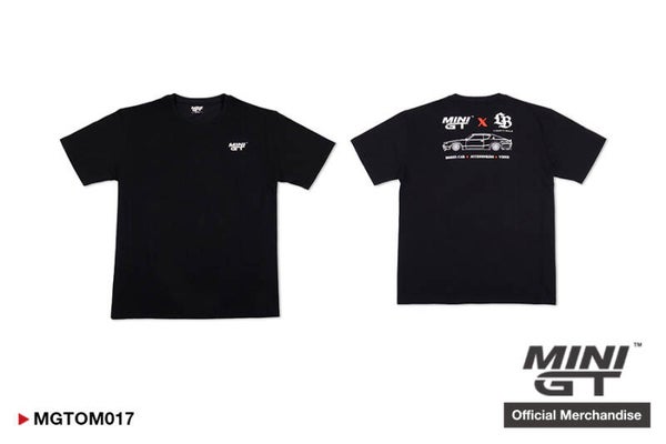 Mini GT Merchandise - Mini GT T-Shirt - MINI GT x LB Black