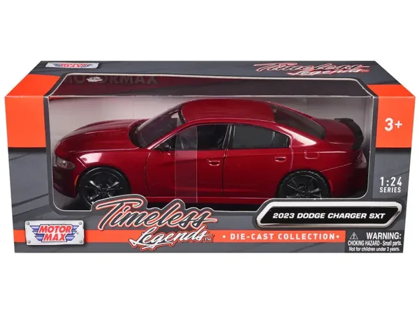 1:24 Motormax - 2023 Dodge Charger SXT Red