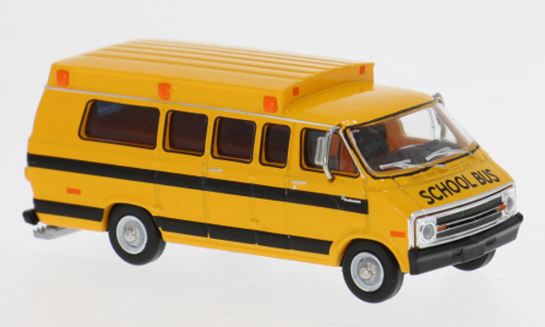 1:87 Brekina - 1975 Dodge B200 Bus School Bus