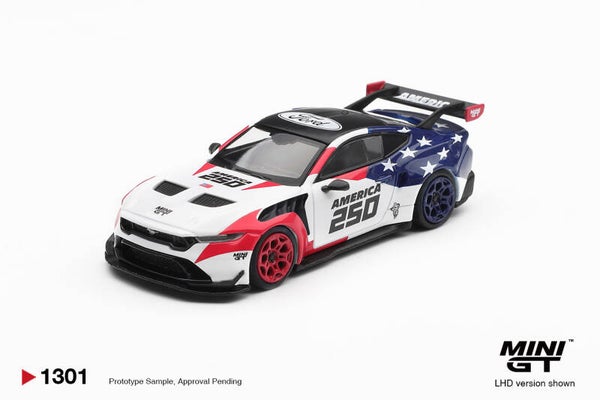 1:64 Mini GT - 2026 Ford Mustang GTD *America 250* USA Exclusive