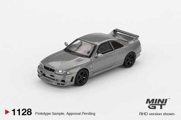 1:64 Mini GT - 1993 Nissan GTR (R33) Nismo BCNR33 CRS, dark metal gray