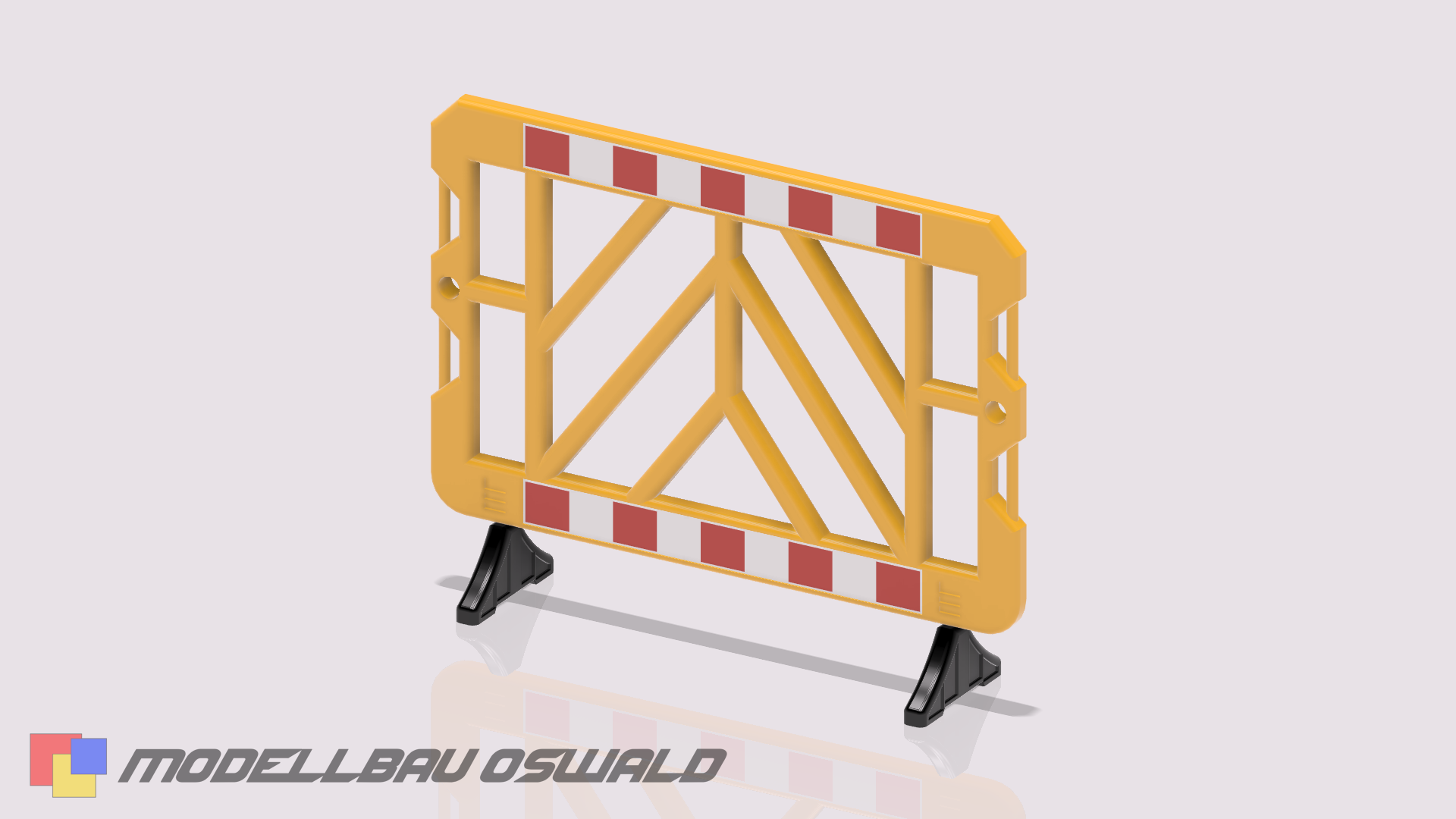 1:18 3D Druck - Diorama - Absperrgitter
