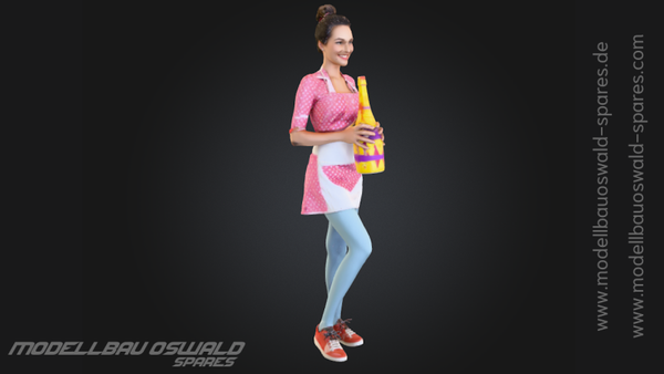 3D Druck Figur - Bedienung Aleyna (1:18)