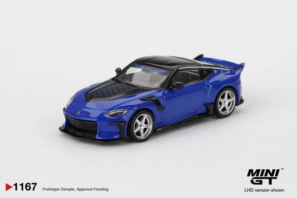 1:64 Mini GT - 2024 Nissan Fairlady Z Veilside FFZ400, seiran blue