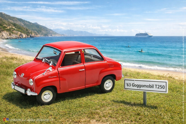 1:18 Spare Parts - Revell - 1963 Goggomobil T250 Red