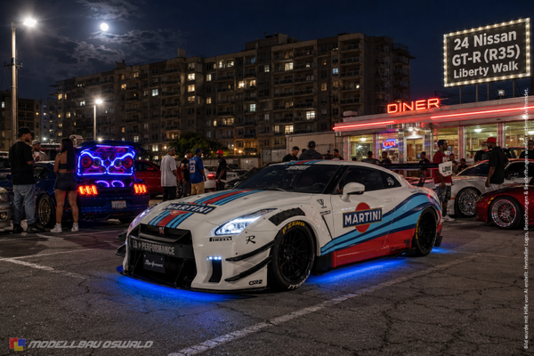 1:18 Spare Parts - Solido - 2024 Nissan GT-R (R35) Liberty Walk Martini