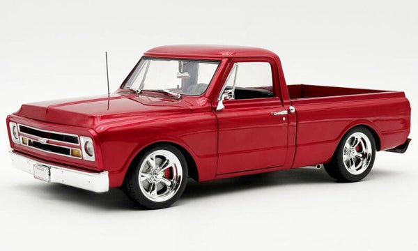 1:18 Acme - 1967 Chevrolet C-10 Custom - Showtime Deep Red Metallic
