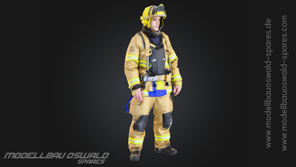 3D Druck Figur - Feuerwehrmann Mohamed (1:18 - 1:24)