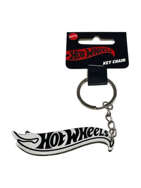 Hot Wheels Merchandise - Hot Wheels Schlüsselanhänger Hotwheels Metallisch Weiß