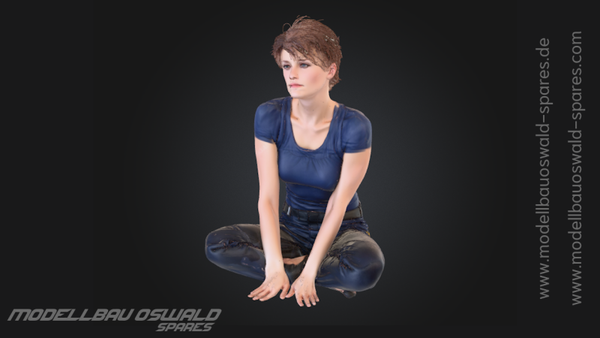 3D Druck Figur - Frau Leona (1:18)