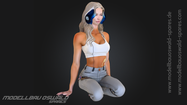 3D Druck Figur - Frau Mia (1:18)