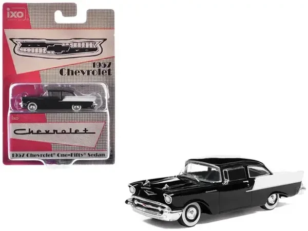 1:64 Ixo America - 1957 Chevrolet One-Fifty Sedan, onyx black