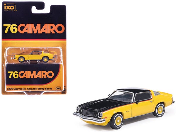 1:64 Ixo America - 1976 Chevrolet Camaro Rally Sport, bright yellow