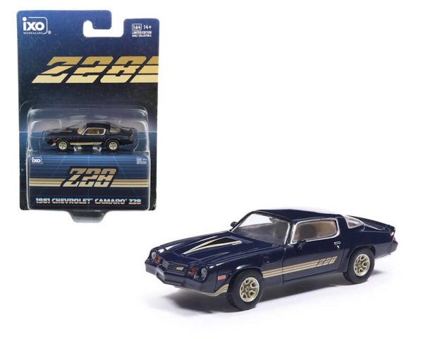 1:64 Ixo America - 1981 Chevrolet Camaro Z28, dark blue