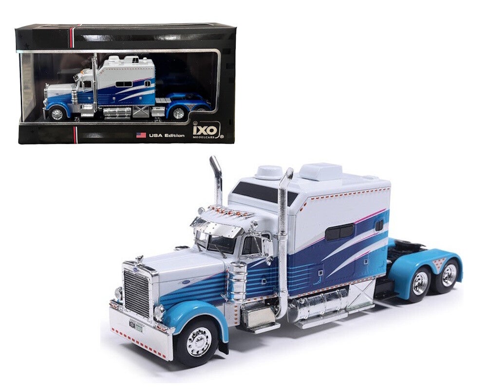 1:64 Ixo America - Peterbilt 379, blue/white