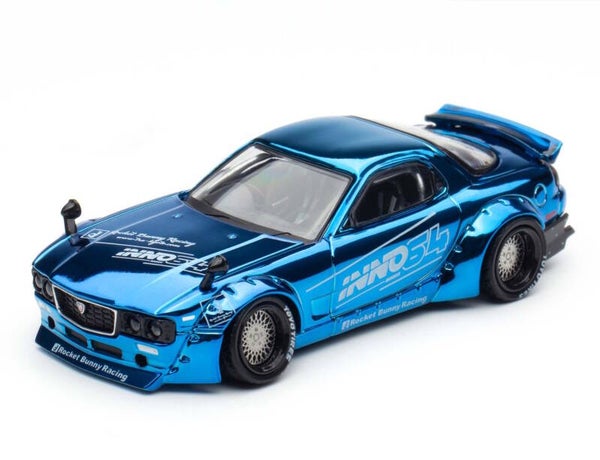 1:64 Inno64 - Mazda RX7 (FC3S) *Pandem x Rocket Bunny*, blue *Tokyo Auto Salon 2026 Event Edition*