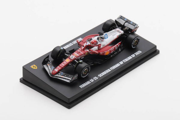 1:64 Looksmart - Ferrari F1 SF-25 Team Scuderia Ferrari HP #16 Monza GP 2025 C. Leclerc *Niki Lauda 50th Anniversary World Champion*