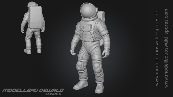 3D Druck Figur - Mann Astronaut Reno (1:18)