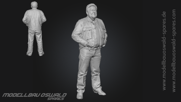 3D Druck Figur - Mann Jay (1:18 - 1:24)