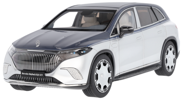1:18 NZG - Mercedes-Maybach EQS 680 SUV, Z296 hightechsilber , sodalithblau