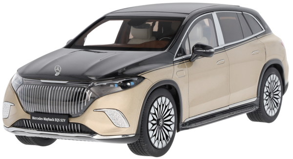 1:18 NZG - Mercedes-Maybach EQS 680 SUV, Z296 designo kalaharigold , obsidianschwarz