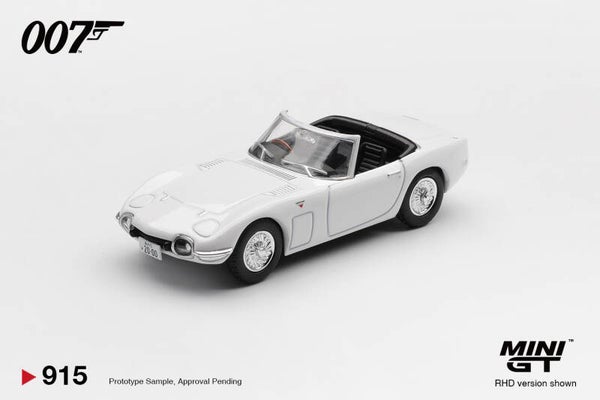 1:64 Mini GT - Toyota 2000GT Roadster “James Bond - You Only Live Twice”