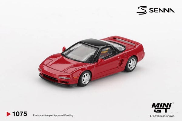 1:64 Mini GT - Honda NS-X Prototype Midship Sports 1989 Ayrton Senna w/ Figure