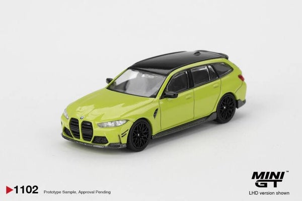 1:64 Mini GT - 2025 BMW M3 (G82) Touring, Sao Paulo yellow