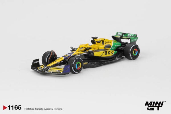 1:64 Mini GT - 2024 Mclaren MCL38 #81 Oscar Piastri Monaco GP 2nd Place