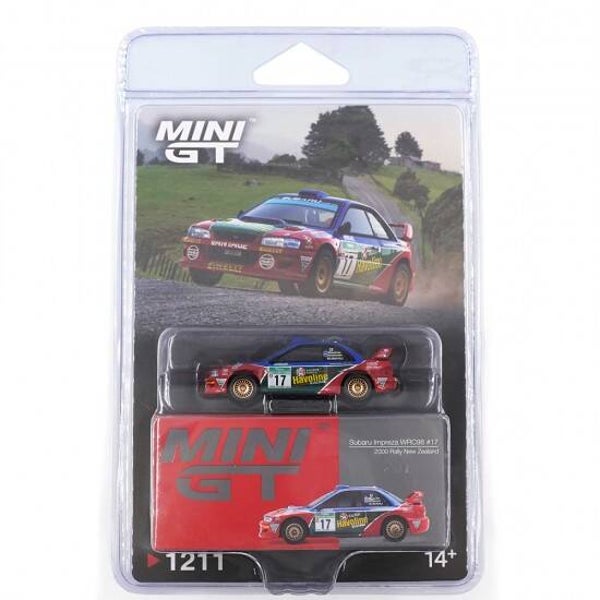 1:64 Mini GT - 2000 Subaru Impreza WRC98 #17 Rally New Zealand