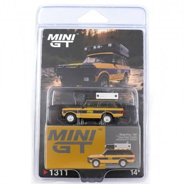 1:64 Mini GT - 1981 Land Rover Range Rover *Camel Trophy* N. Sudmann/F. Hofmann Sumatra