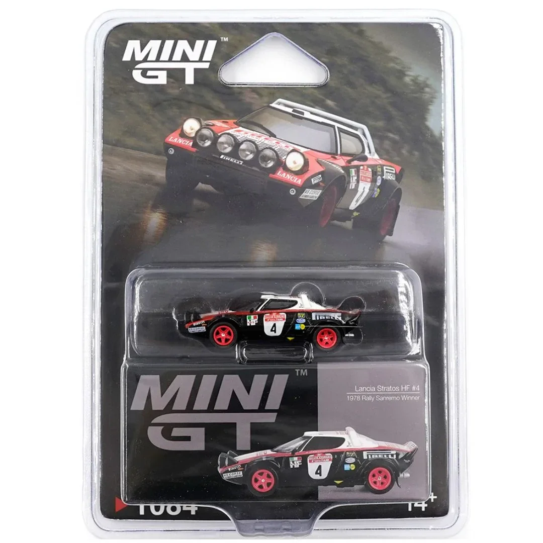 1:64 Mini GT - 1978 Lancia Stratos HF #4 winner Rally Sanremo