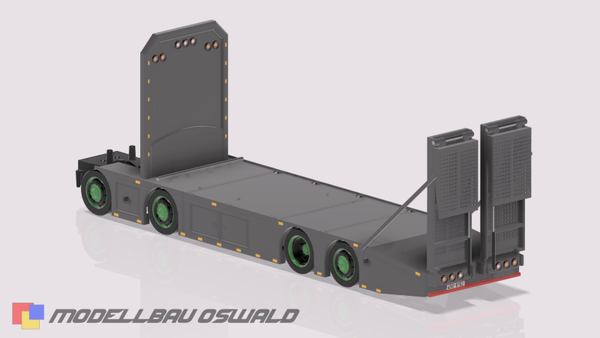 1:18 3D Druck Bausatz - Baumaschinentransport für MAN TGX