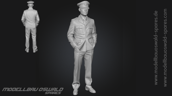 3D Druck Figur - Polizist Werner (1:18)