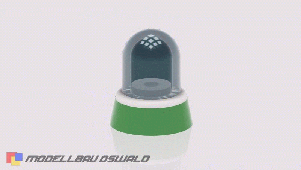 1:18 3D Druck - Rundumleuchte Blaulicht Hella KL8