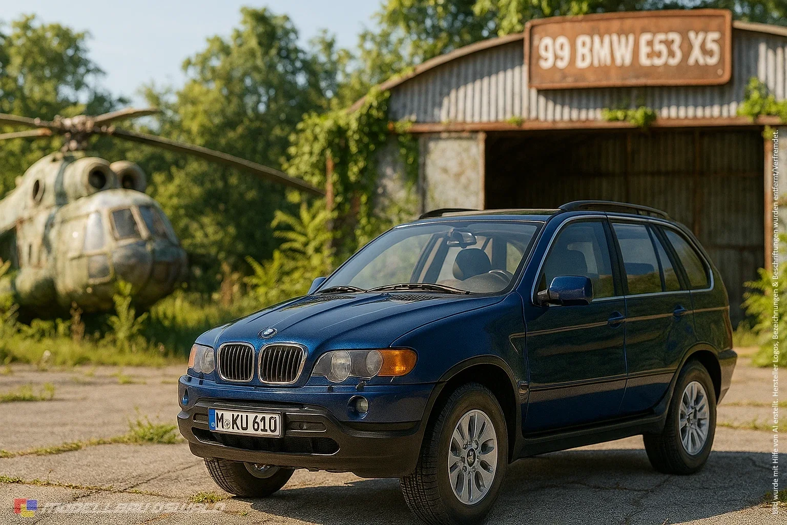 1:18 Spare Parts - Kyosho - 1999 BMW X5 E53 Blue