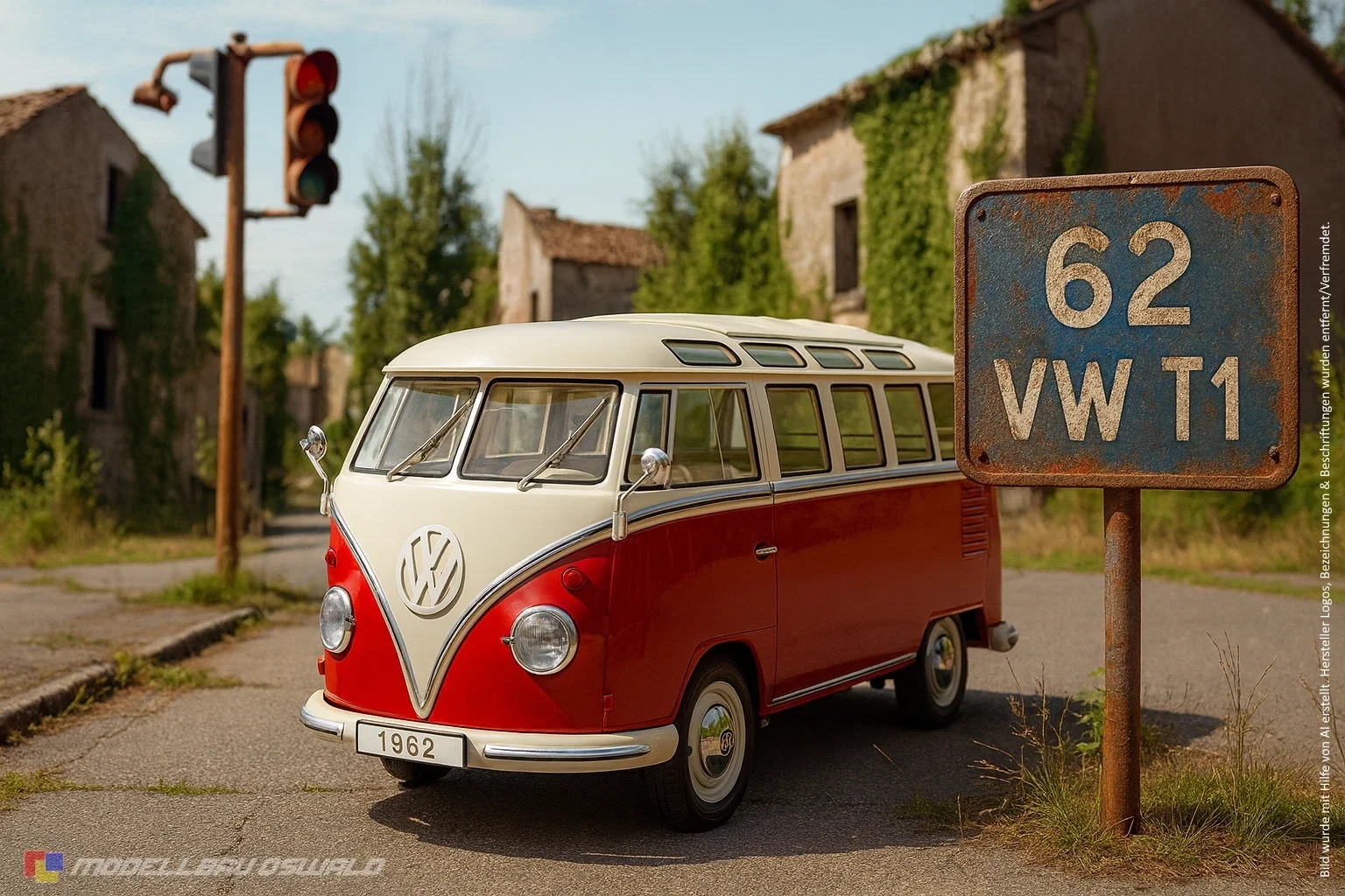 1:18 Spare Parts - KK Scale - 1962 VW Bulli T1 Samba