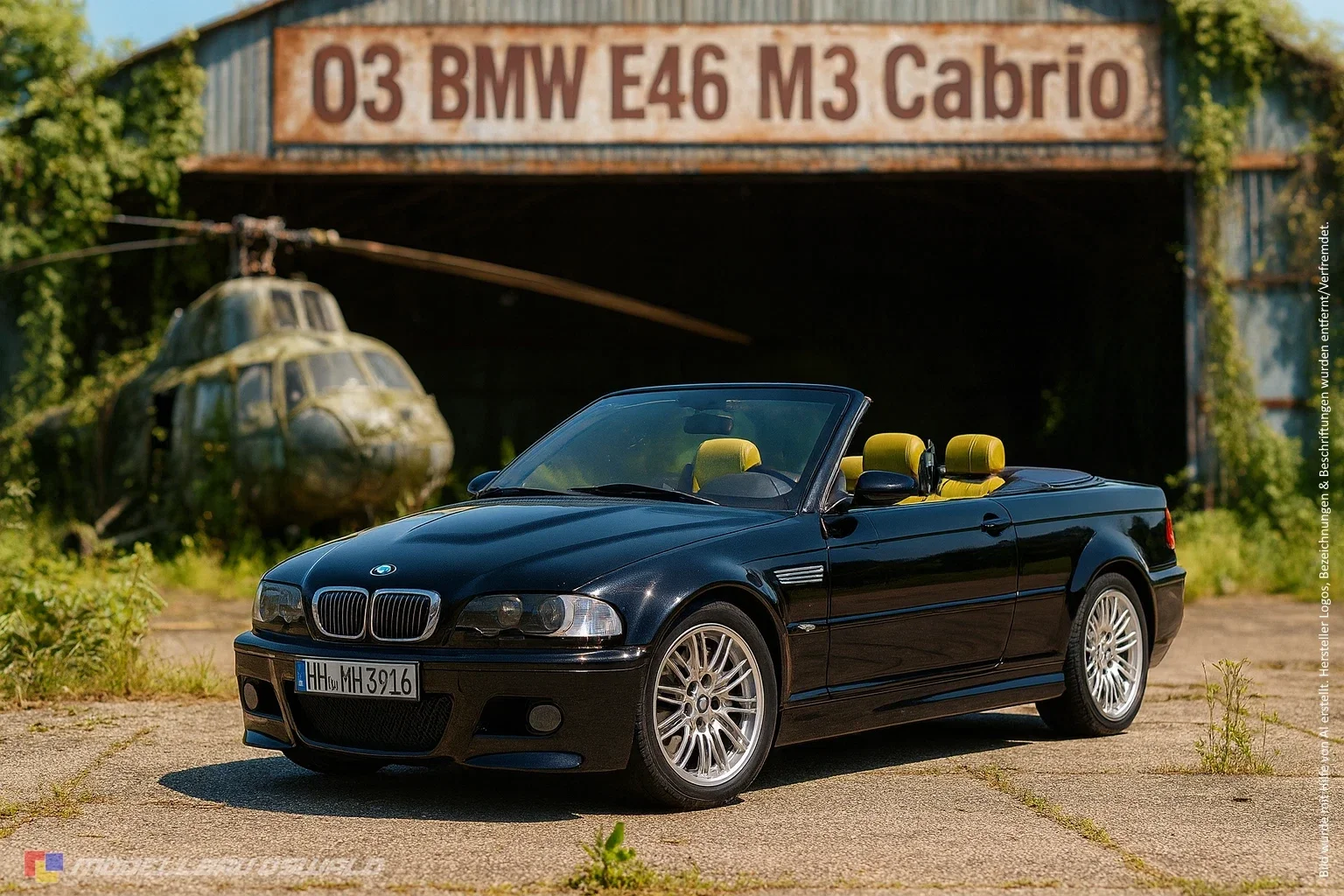 1:18 Spare Parts - Kyosho - 2003 BMW M3 E46 Cabrio Black