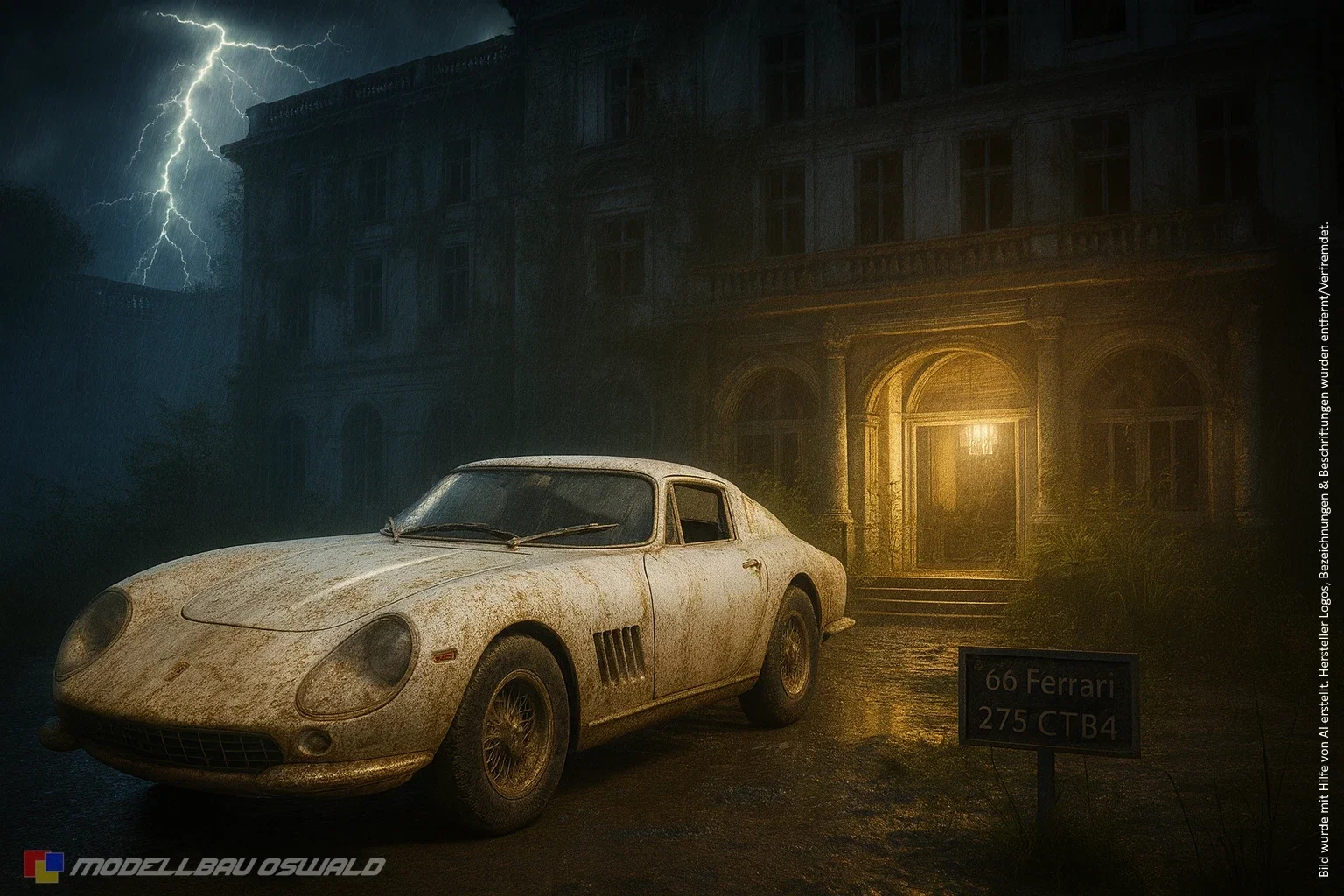 1:18 Spare Parts - Ertl - 1966 Ferrari 275 GTB4 White