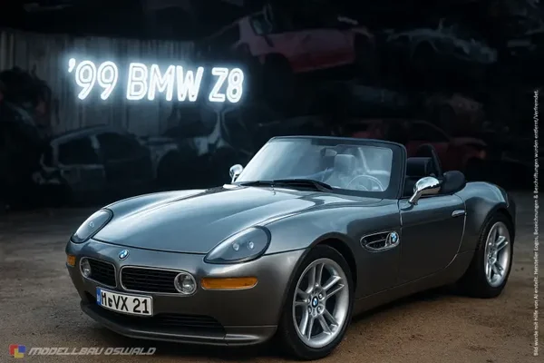 1:18 Spare Parts - Kyosho - 1999 BMW Z8 Spider Grau