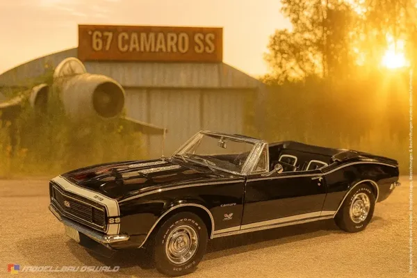 1:18 Spare Parts - Exact Detail - 1967 Chevrolet Camaro SS 396 Black