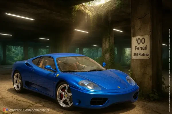 1:18 Spare Parts - Hot Wheels - 2000 Ferrari 360 Modena Blau