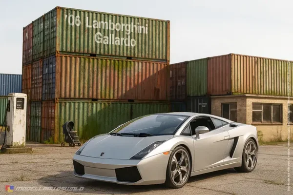 1:18 Spare Parts - Maisto - 2006 Lamborghini Gallardo Silver