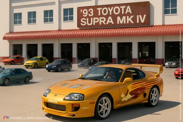 1:18 Spare Parts - Ertl - 1993 Toyota Supra MK4 Gold Fast & Furious