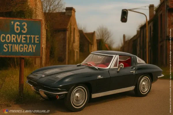 1:18 Spare Parts - Ertl - 1963 Chevrolet Corvette Stingray